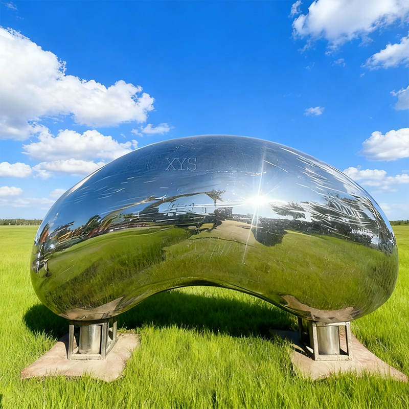 Moln Pod Mirror Abstrakt Skulptur